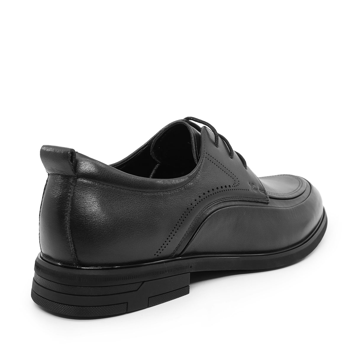 Pantofi derby bărbați Luca di Gioia negri din piele 1320BP610N