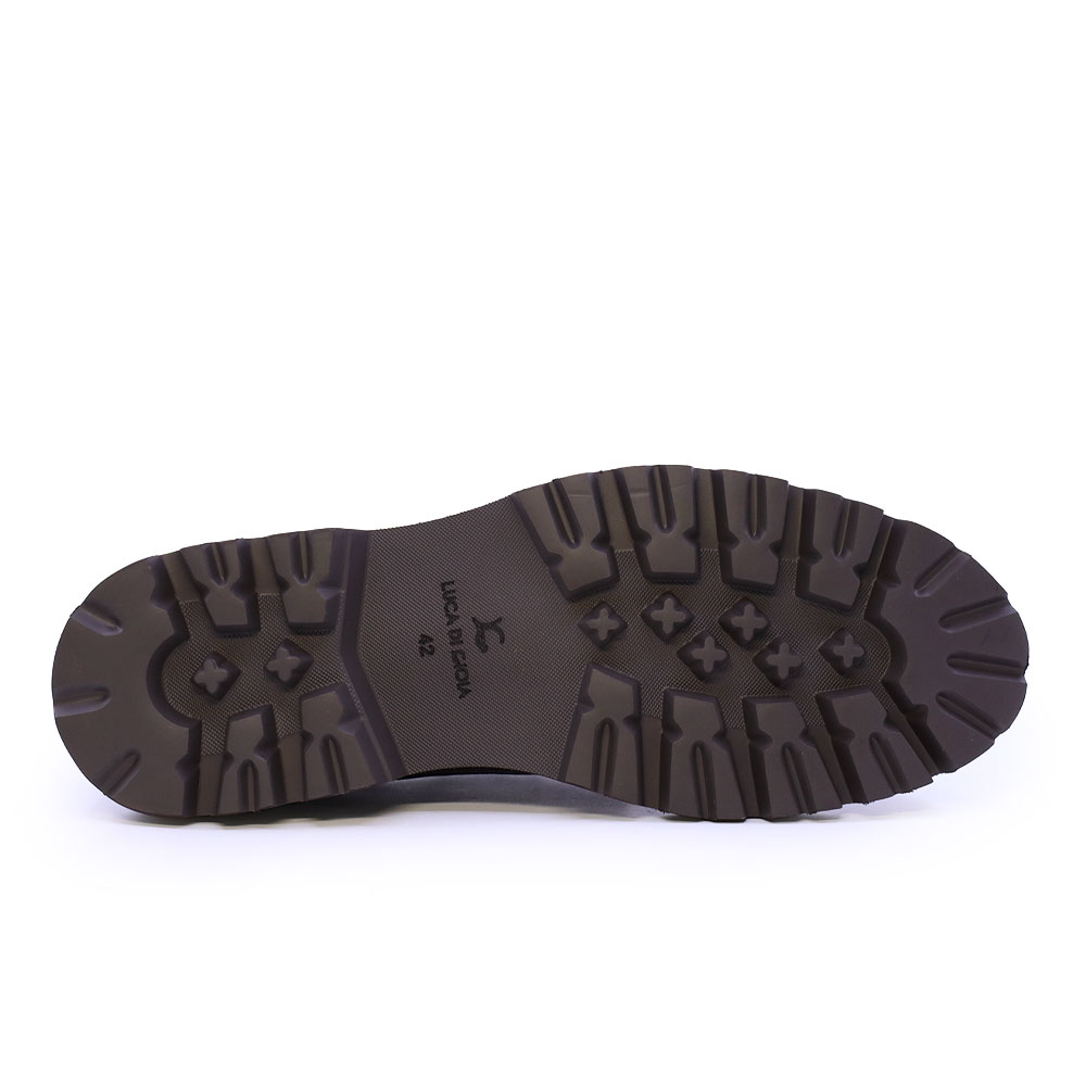 Pantofi derby bărbați Luca di Gioia negri din piele 2932BP6709N