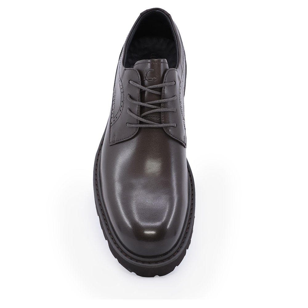 Pantofi derby bărbați Luca di Gioia negri din piele 2932BP6709N