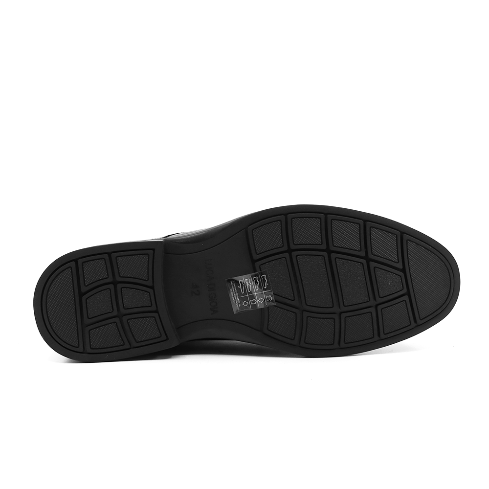 Pantofi derby bărbați Luca di Gioia negri din piele   3910BP728N