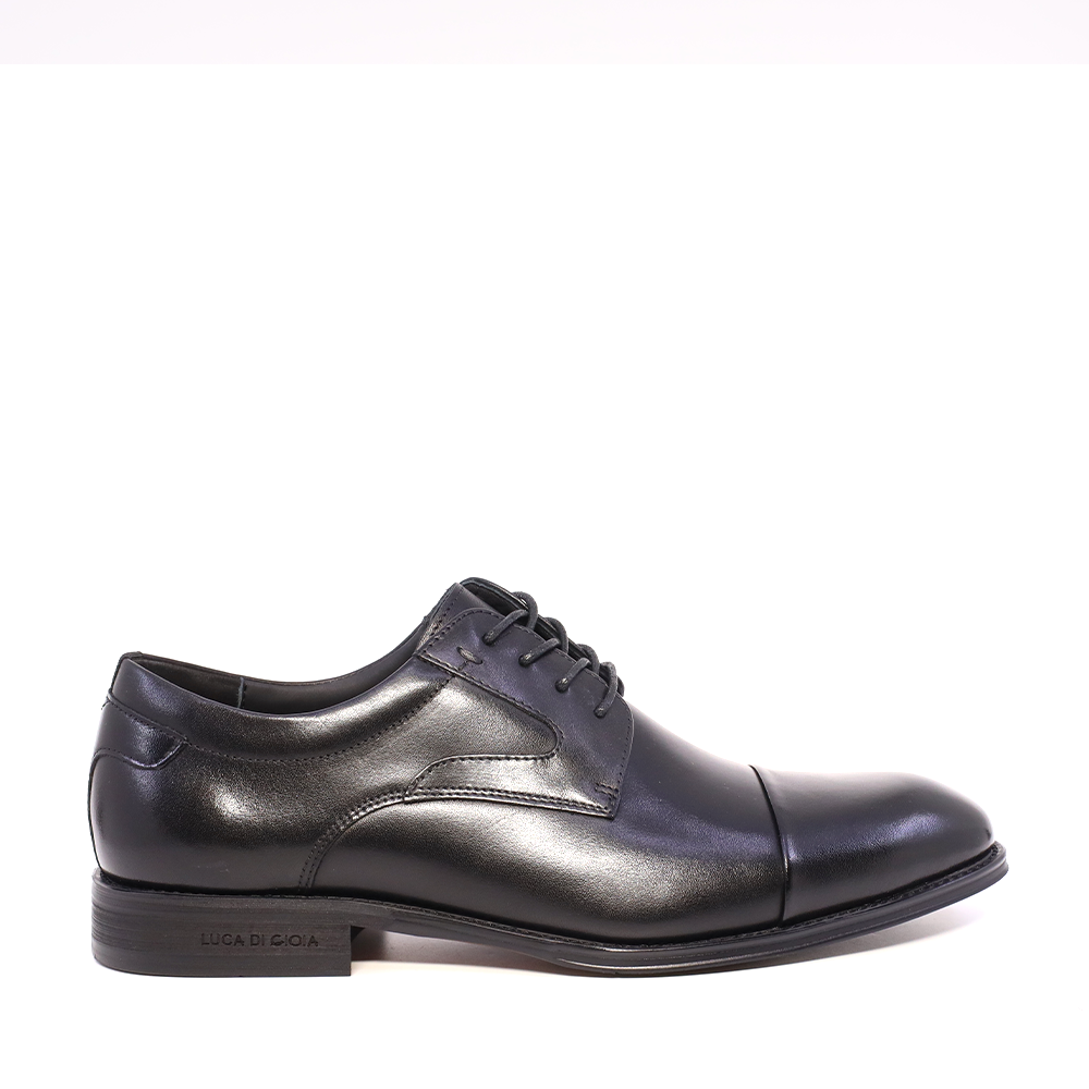 Pantofi derby bărbați  Luca di Gioia negri din piele naturală 2930BP55107N