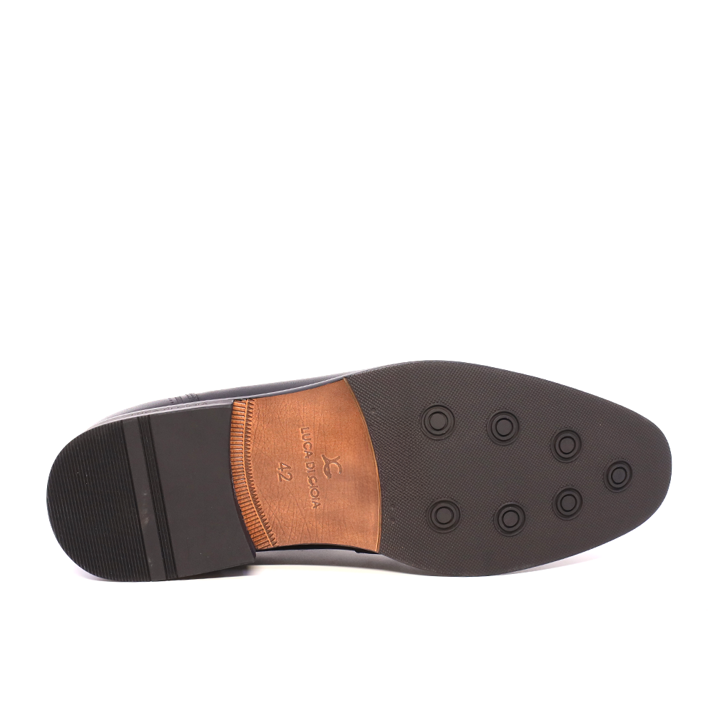 Pantofi derby bărbați  Luca di Gioia negri din piele naturală 2930BP56508N