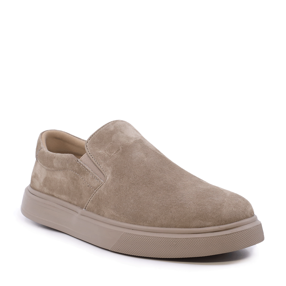 Pantofi slip on bărbați Luca di Gioia bej din velur  3911BP810VBE