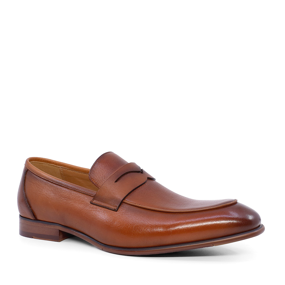 Pantofi tip loafer bărbați Luca di Gioia cognac din piele 1797BP2025CO - 1 | YEO