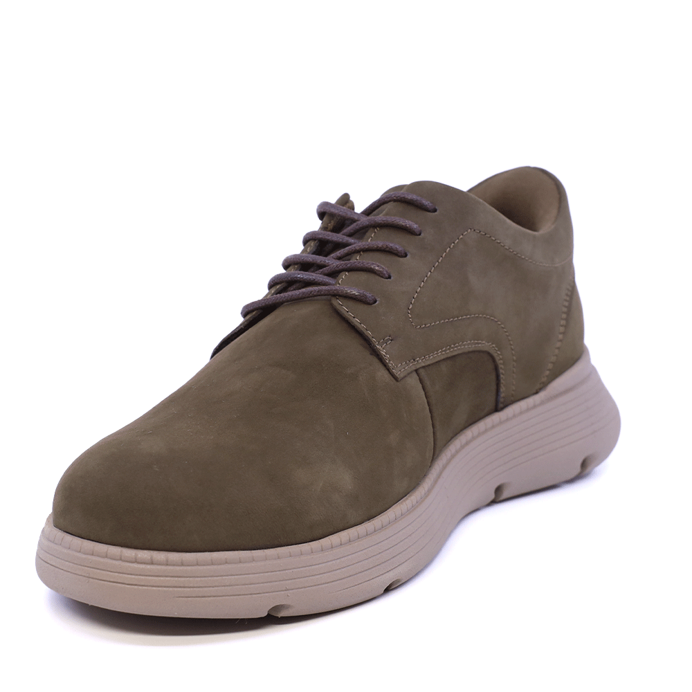Pantofi ușori bărbați Luca di Gioia verde kaki din piele 1132BP23336KA