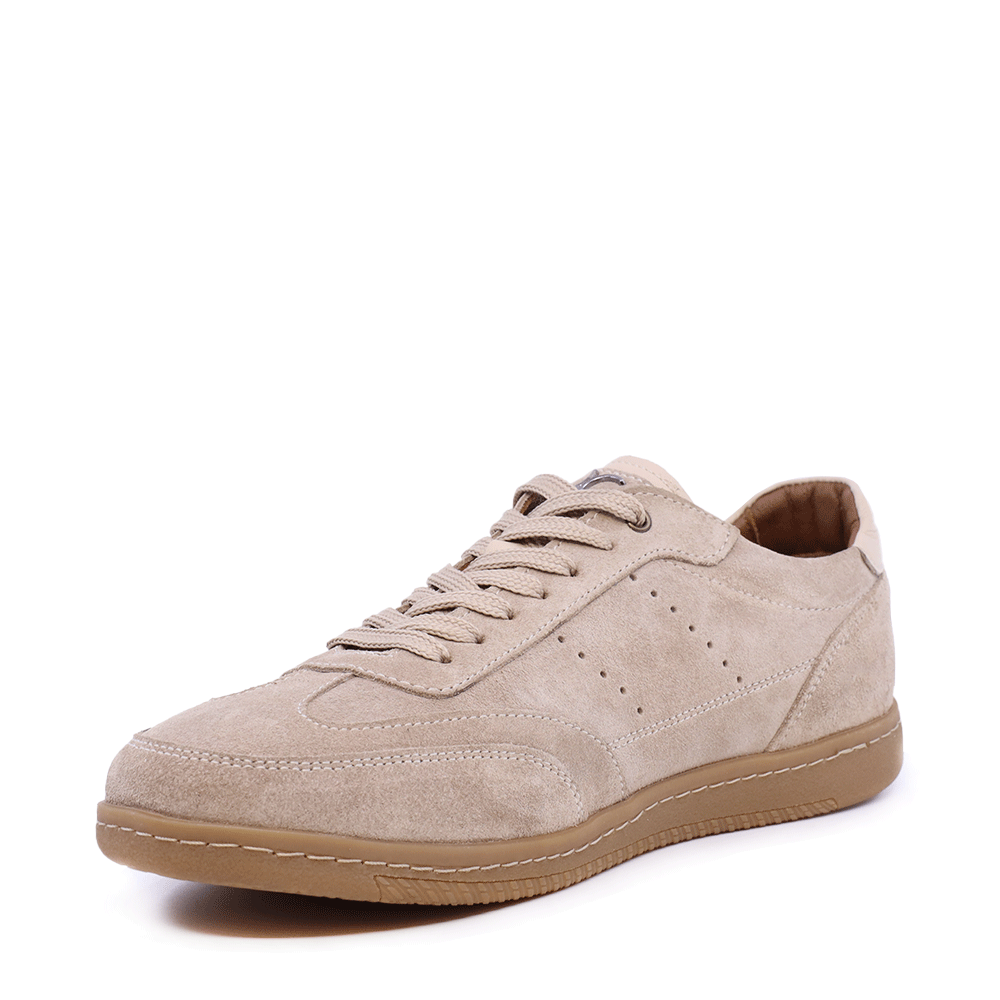 Sneakers bărbați Luca di Gioia bej din piele întoarsă  2309BP33257VBE