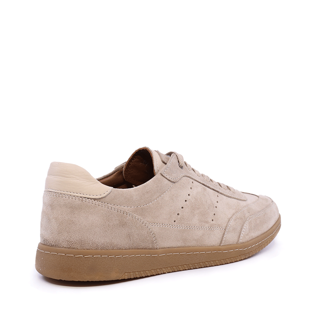 Sneakers bărbați Luca di Gioia bej din piele întoarsă  2309BP33257VBE