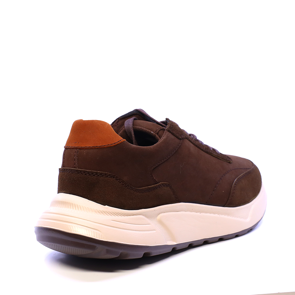 Sneakers bărbați Luca di Gioia maro din piele 1132BP25418M