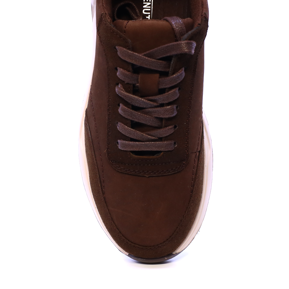 Sneakers bărbați Luca di Gioia maro din piele 1132BP25418M