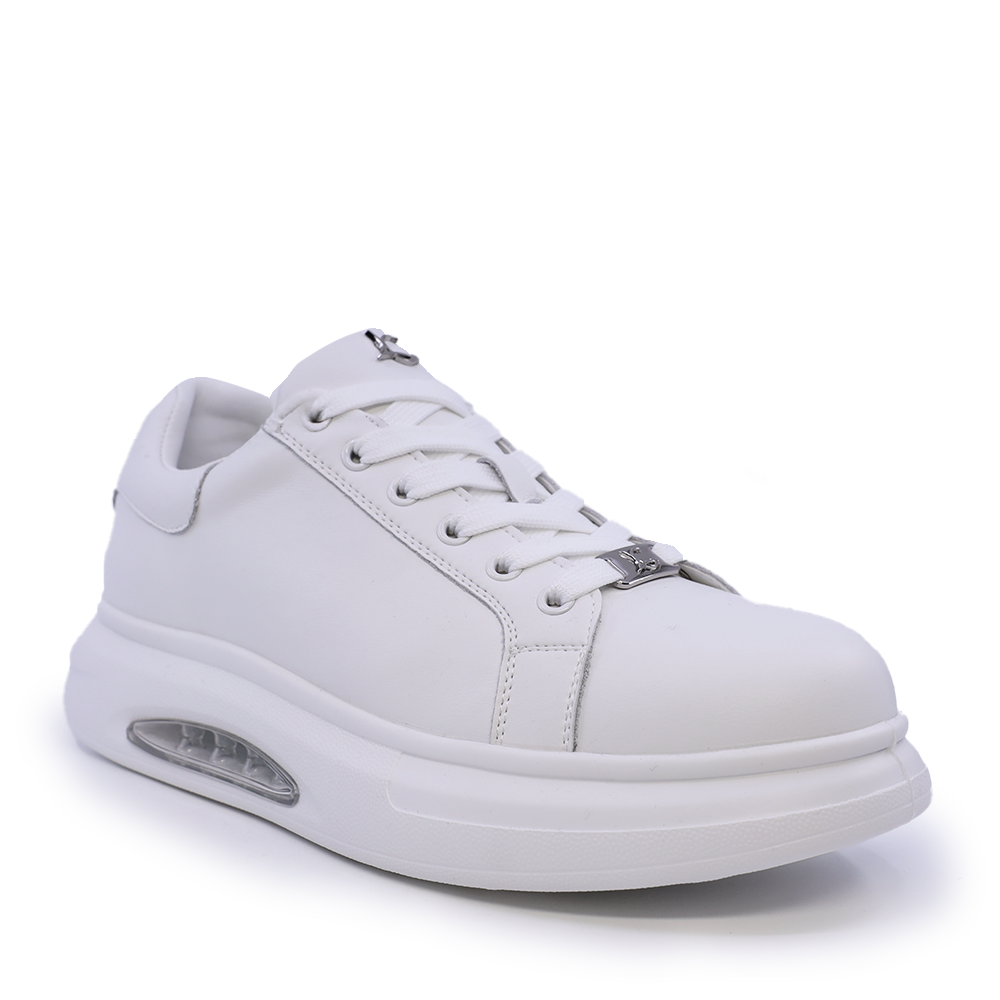 Sneakers ușori bărbați Luca di Gioia albi din piele 3919BP871A - 1 | YEO