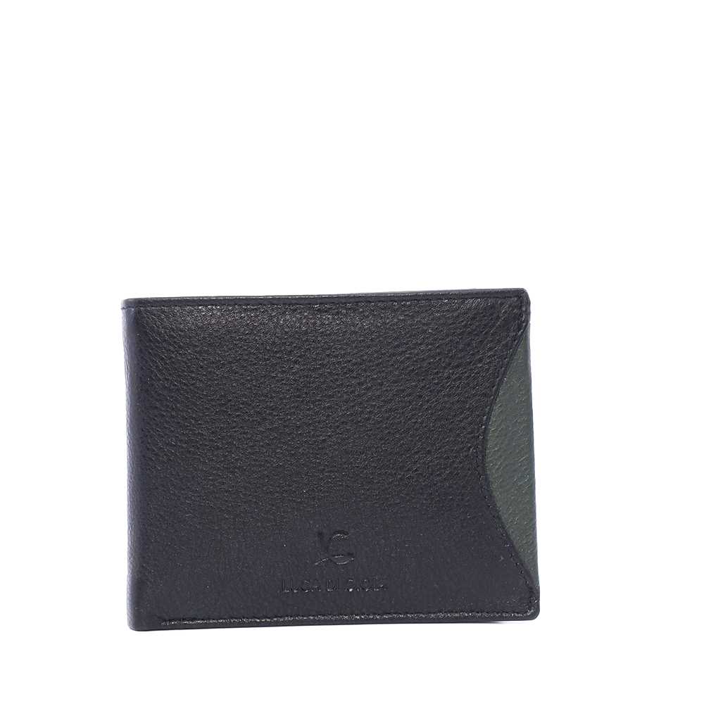 Portmoneu bărbați Luca di Gioia negru din piele 266BPU3373NV