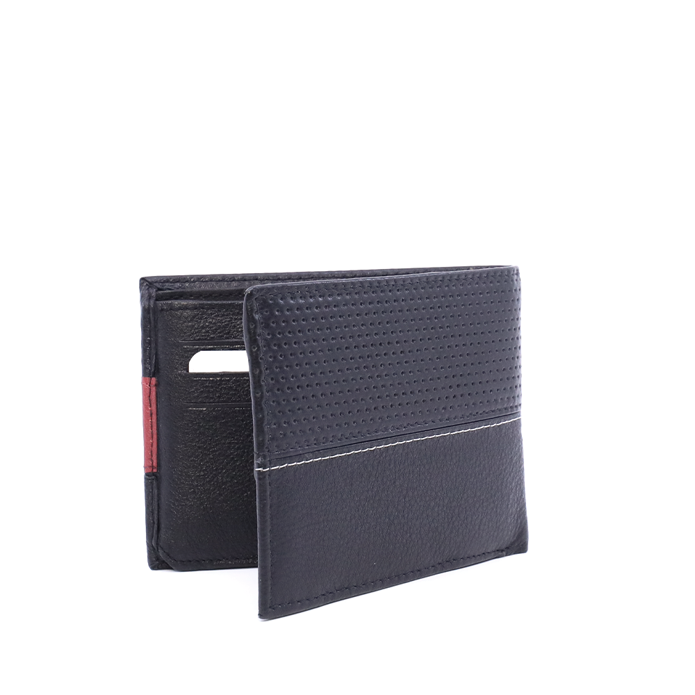 Portmoneu bărbați Luca di Gioia negru din piele 266BPU3378NR - imagine 2