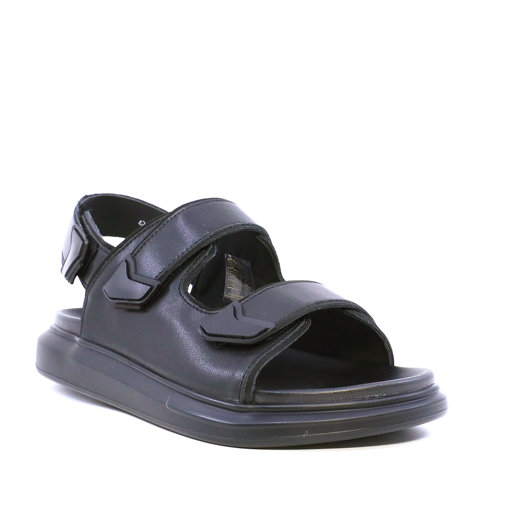 Sandale bărbați Luca di Gioia negre  din piele  3911BS798N - imagine 2
