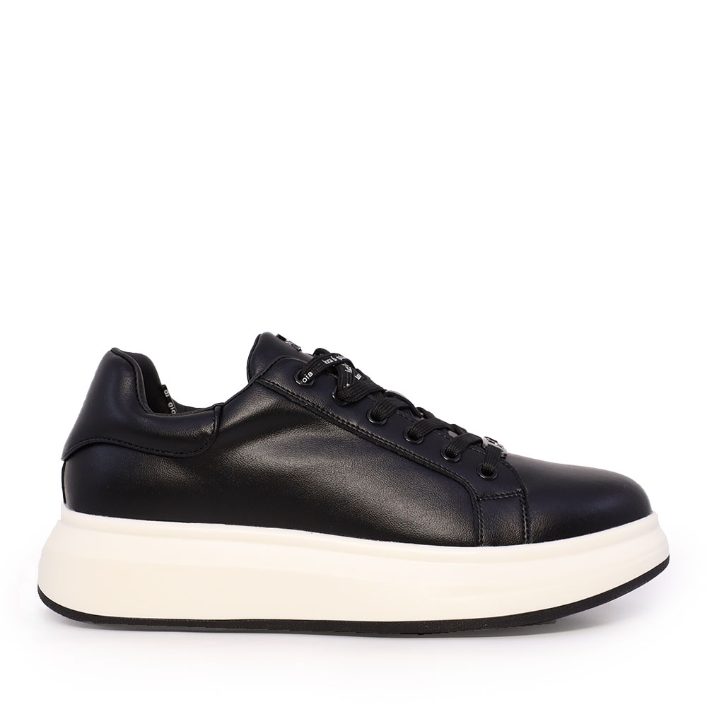 Sneakers bărbați Luca di Gioia negri din piele 3910BP811N