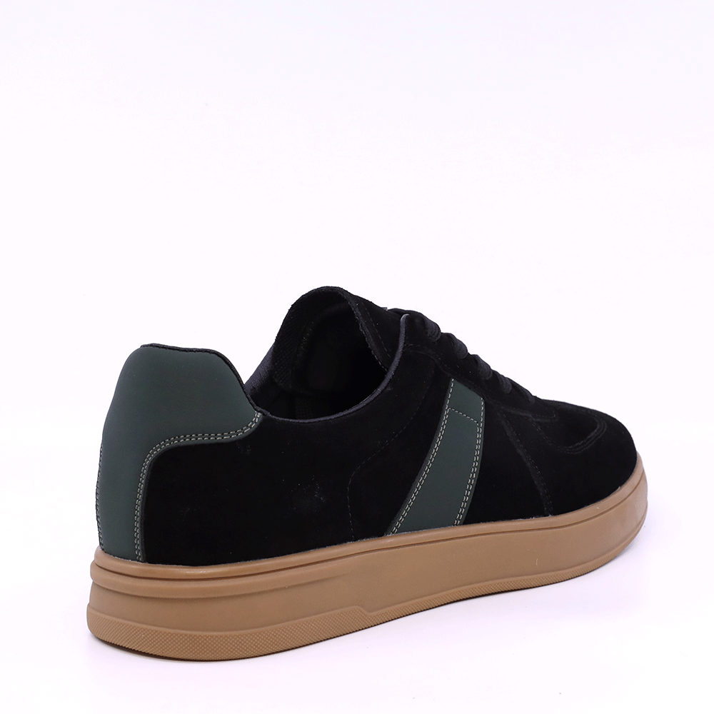 Sneakers bărbați Luca di Gioia negri din piele întoarsă 3912BP939VN