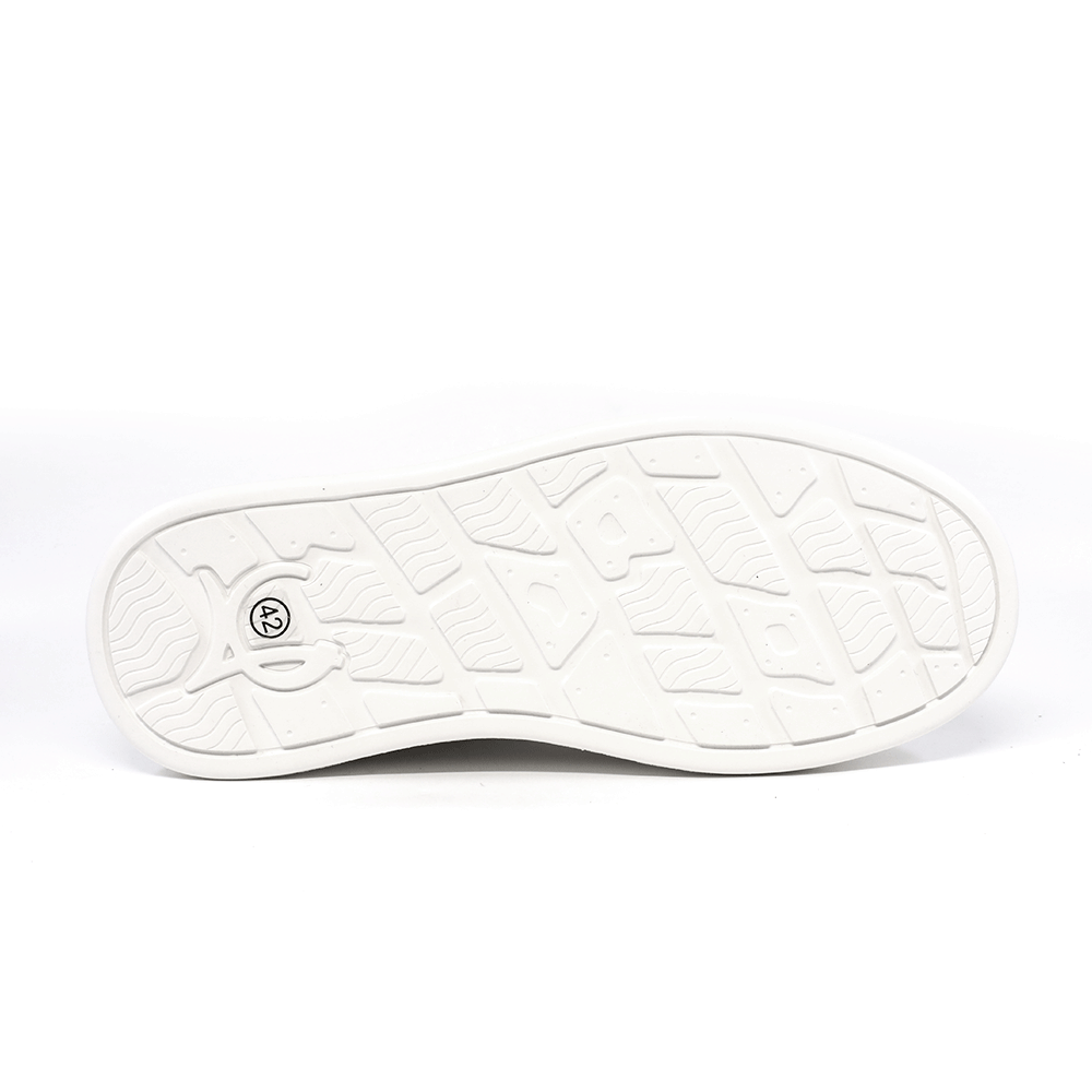 Sneakers ușori bărbați Luca di Gioia albi din piele 3919BP198A
