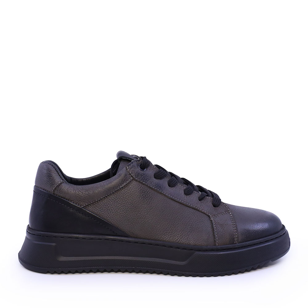 Luca di Gioia Sneakers ușori bărbați Luca di Gioia gri din piele 2302BP33731NGR