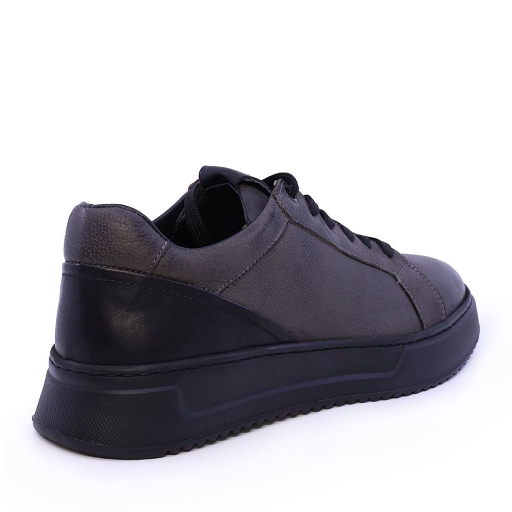 Sneakers ușori bărbați Luca di Gioia gri din piele 2302BP33731NGR