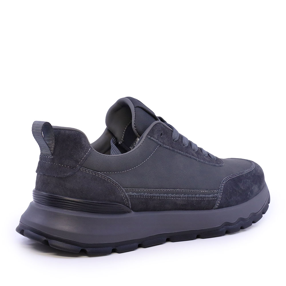 Sneakers ușori bărbați Luca di Gioia gri din piele 3912BP086GR