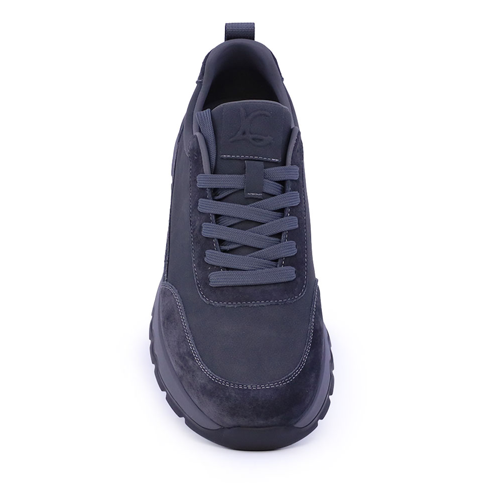 Sneakers ușori bărbați Luca di Gioia gri din piele 3912BP086GR