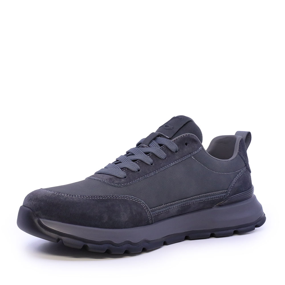 Sneakers ușori bărbați Luca di Gioia gri din piele 3912BP086GR