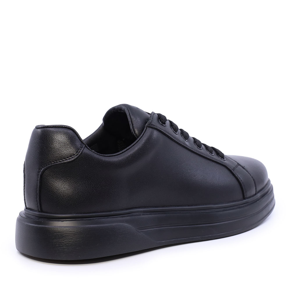 Sneakers ușori bărbați Luca di Gioia negri din piele 3912BP792N