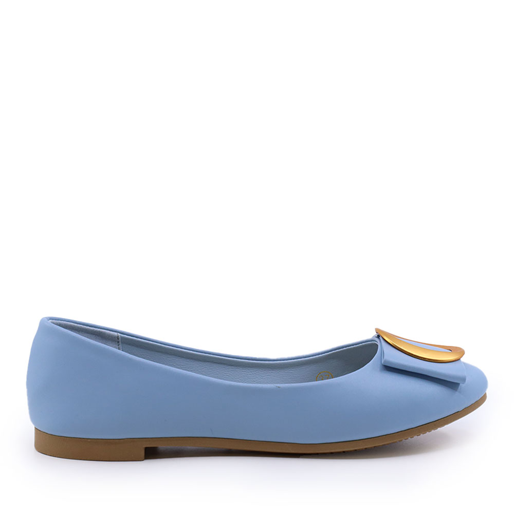 Balerini femei Luca di Gioia albastri din piele  1291DB2100AZ