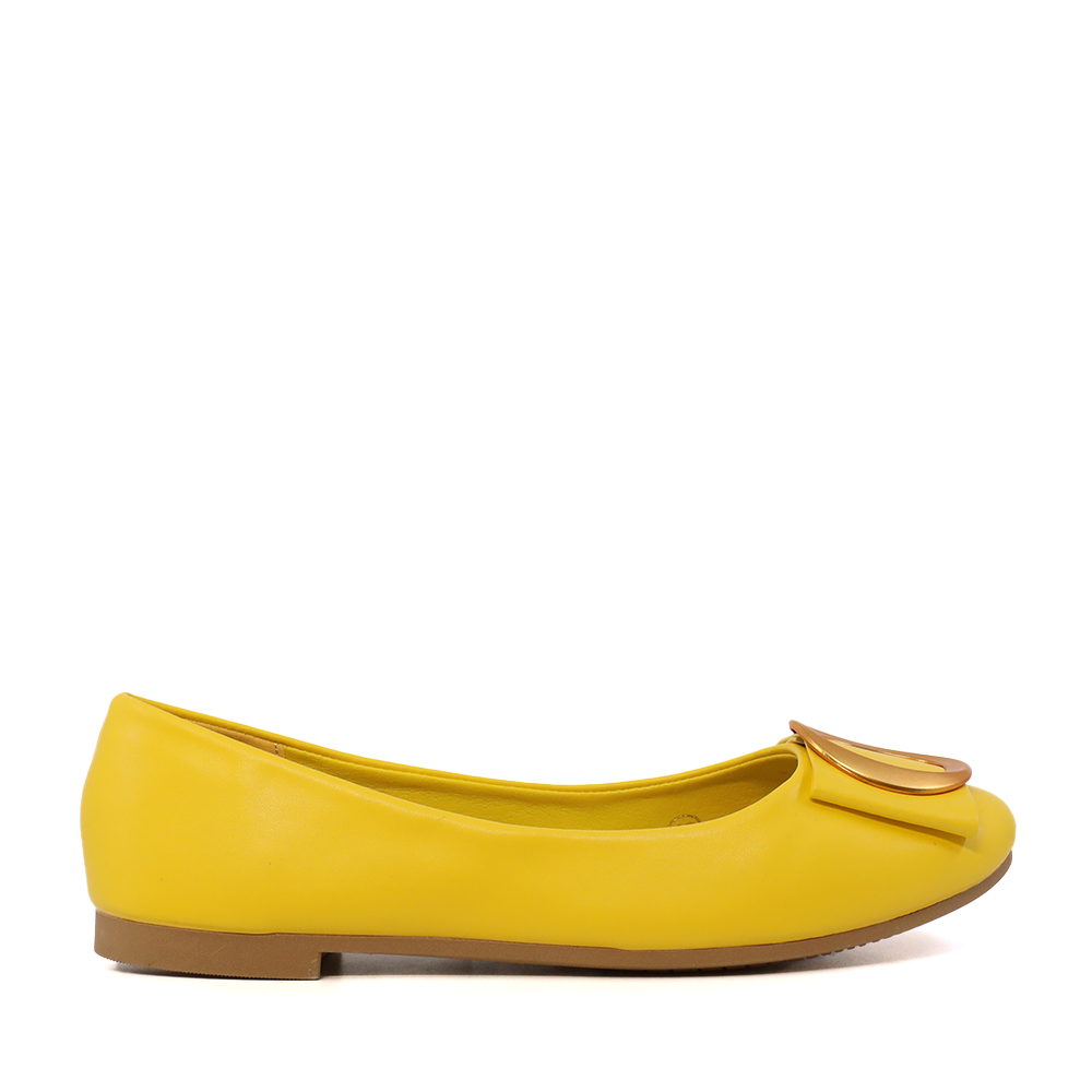 Balerini femei Luca di Gioia galbeni din piele  1291DB2100G
