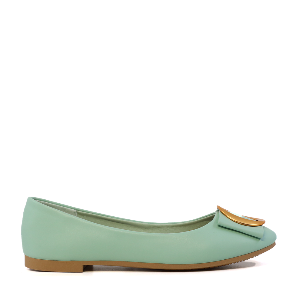 Balerini femei Luca di Gioia verzi din piele   1291DB2100V