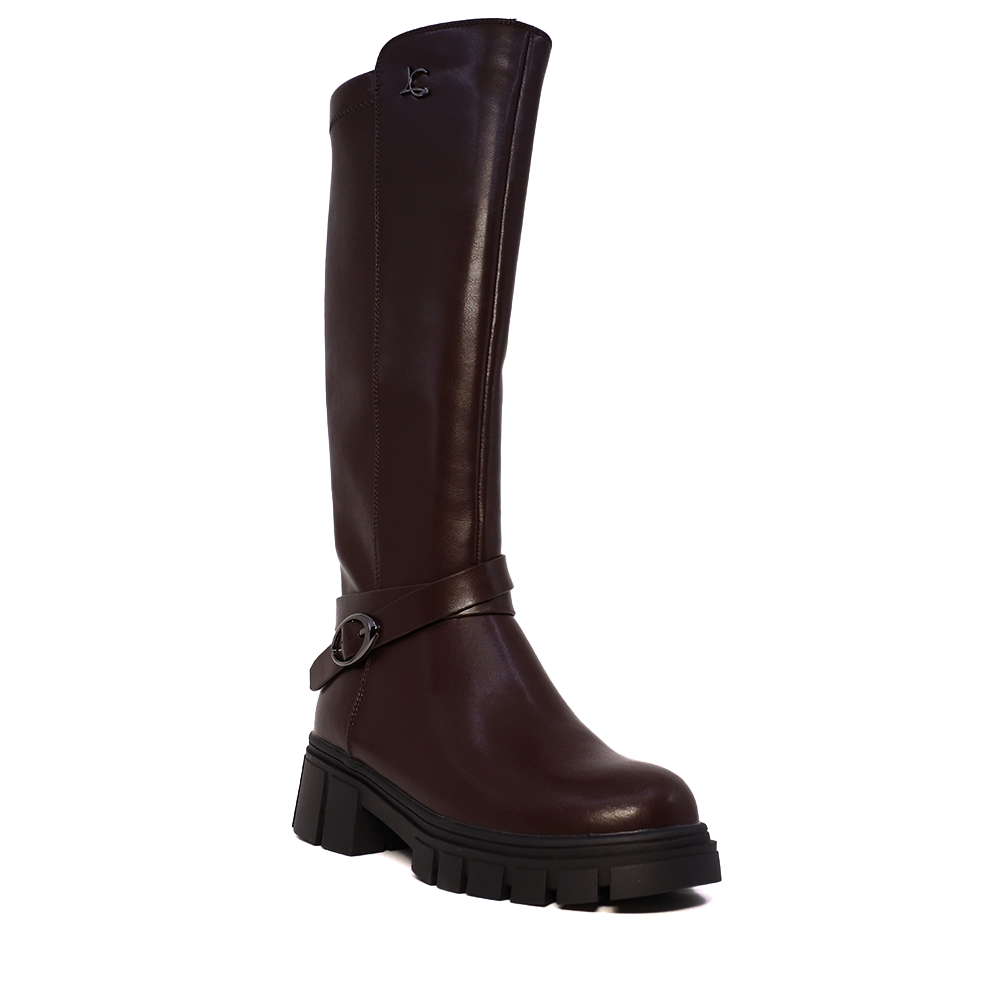 Cizme biker femei Luca di Gioia maro din piele 1290DC4210M - 1 | YEO
