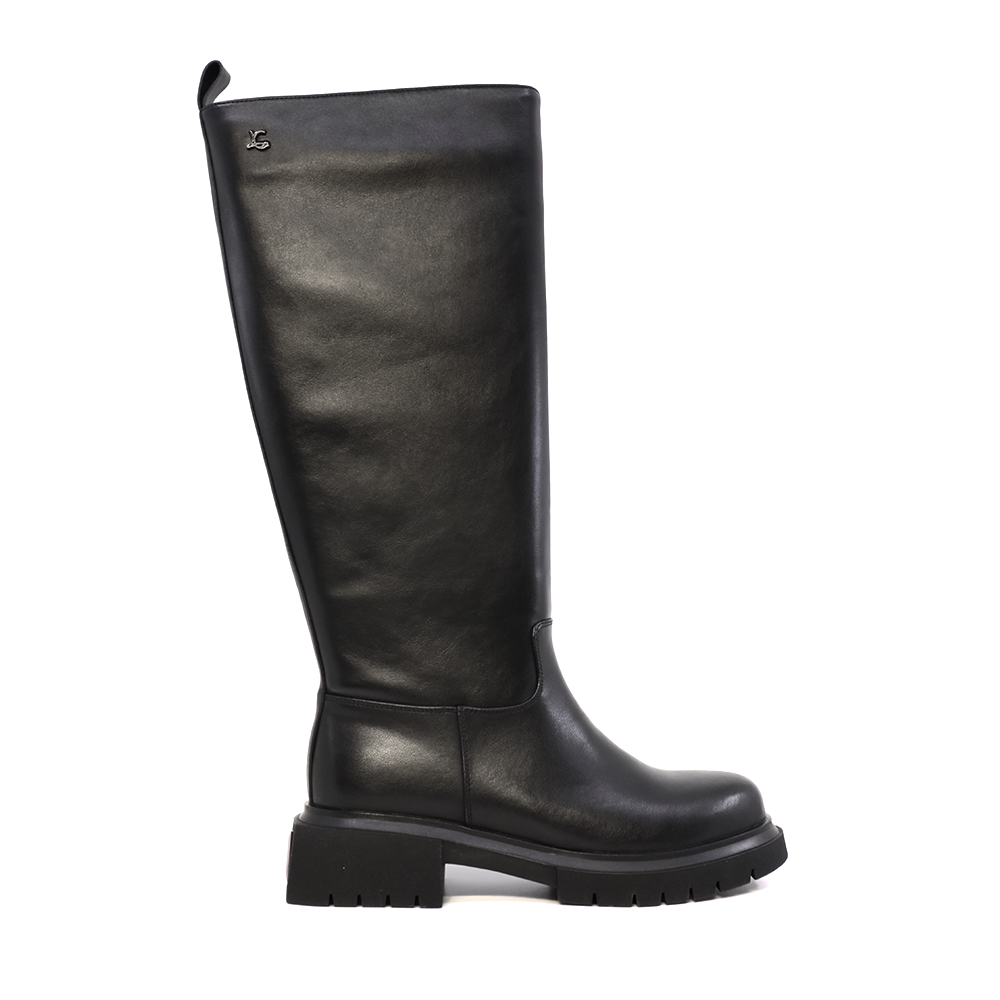 Cizme tip biker femei Luca di Gioia negre din piele naturală 1150DC1310N