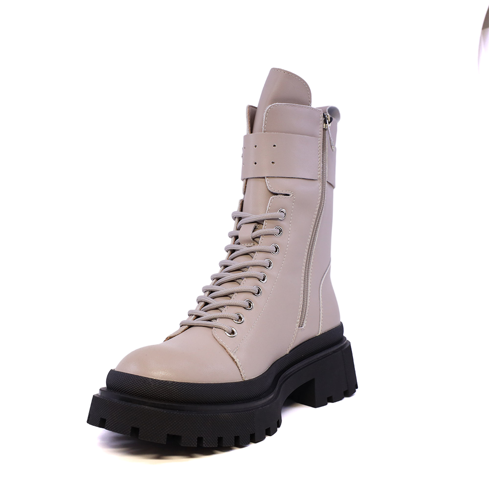 Ghete biker femei Luca di Gioia gri din piele 1292dg4161gr