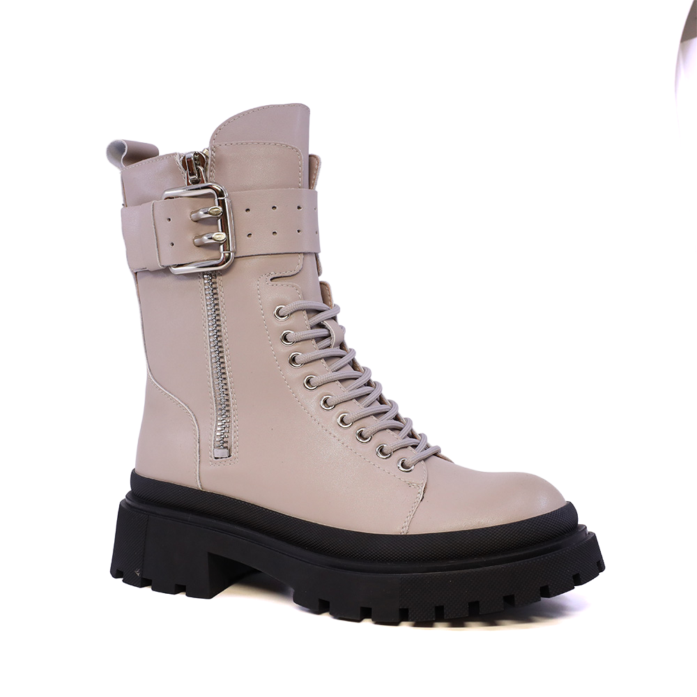 Ghete biker femei Luca di Gioia gri din piele 1292dg4161gr