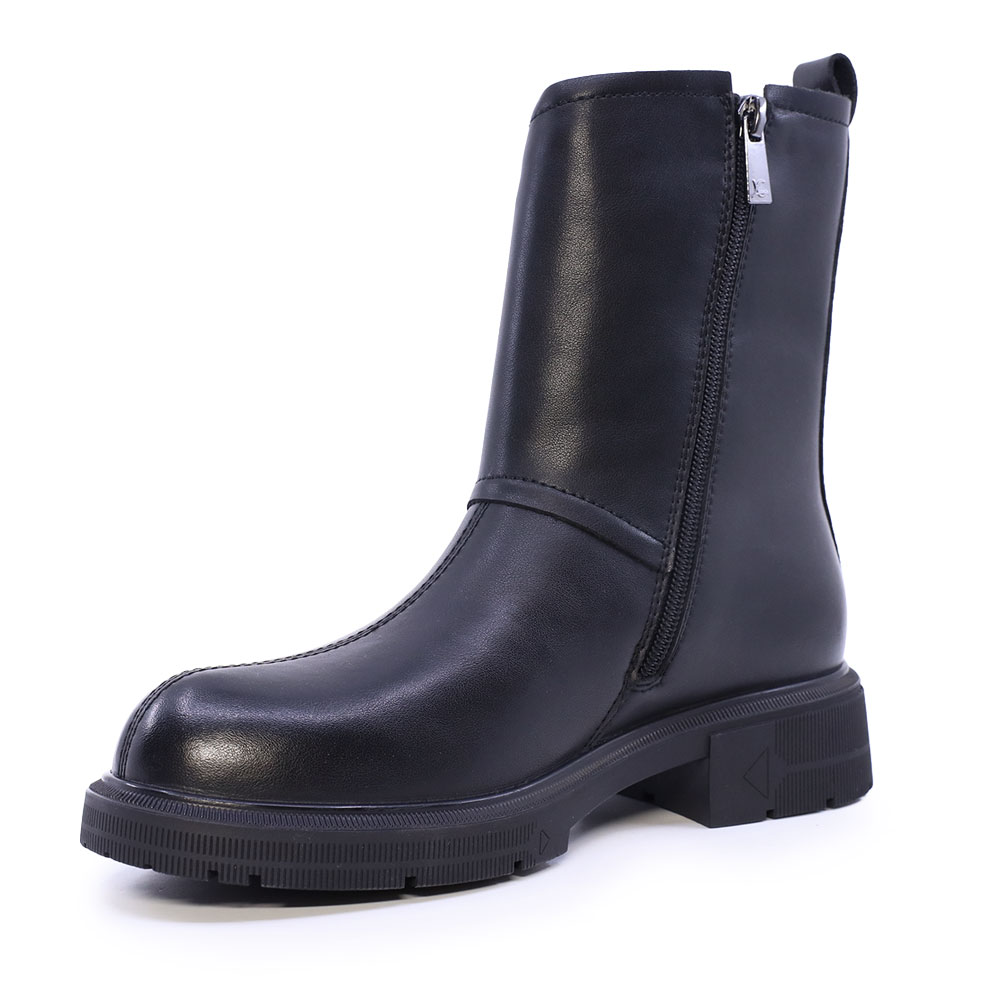 Ghete biker femei Luca di Gioia negre din piele 1292DG 1164N