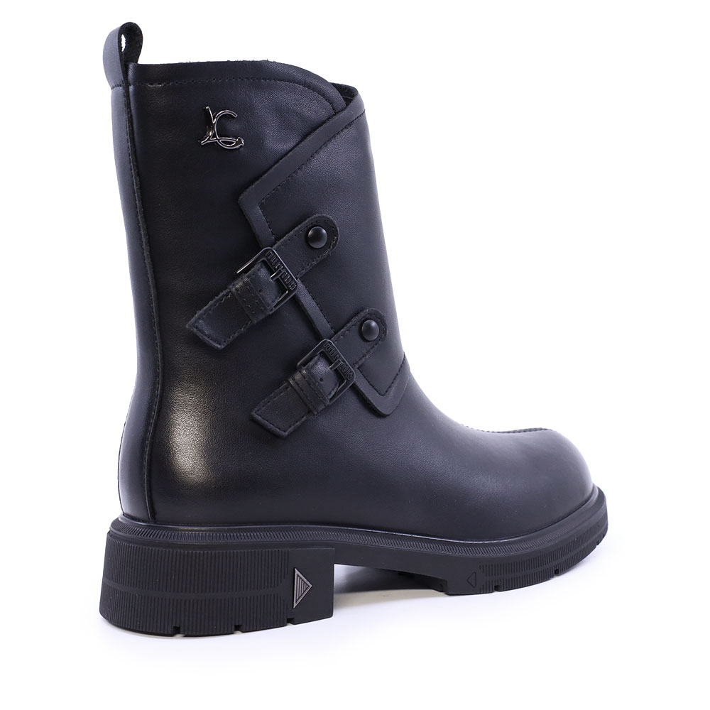 Ghete biker femei Luca di Gioia negre din piele 1292DG 1164N