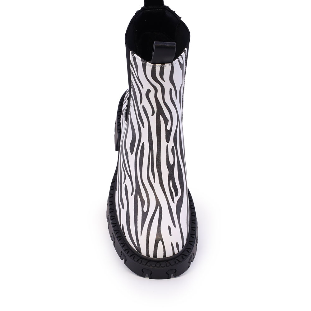Ghete Chelsea femei Luca di Gioia animal print din piele 1290DG3610ZE