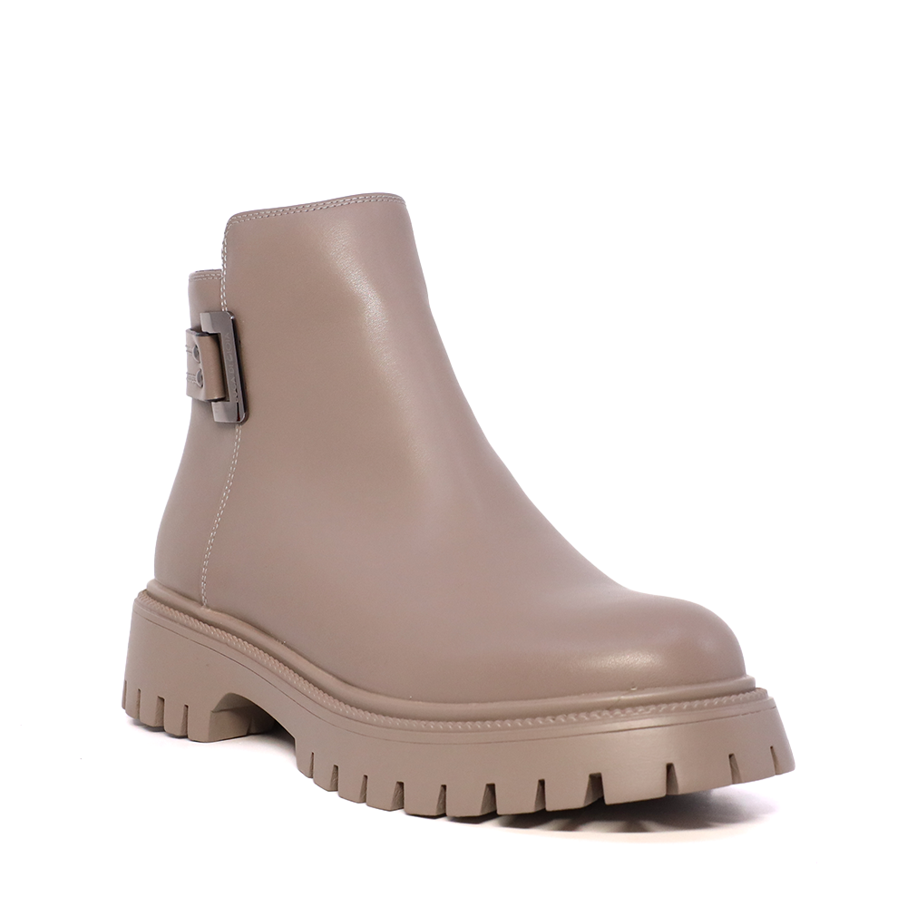 Ghete cu element decorativ femei Luca di Gioia taupe din piele 1290DG5910TA - 1 | YEO