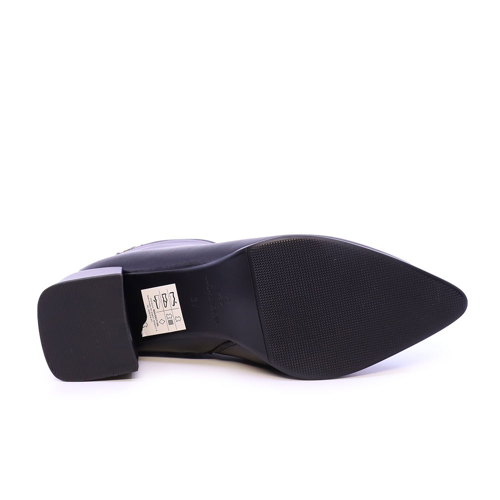 Ghete cu toc femei Luca di Gioia negre din piele 1262DG7641N