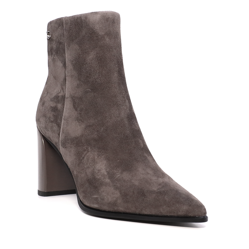 Ghete cu toc înalt femei Luca di Gioia taupe din piele întoarsă  1260DG1110VTA - 1 | YEO