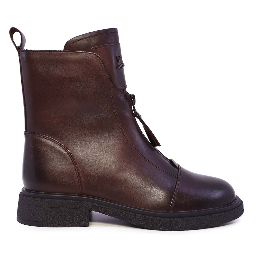 Ghete femei Luca di Gioia maro din piele naturală 2930DG3601M