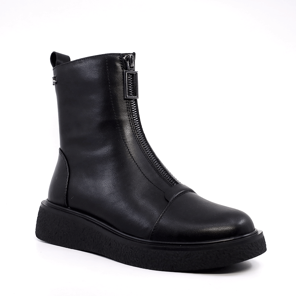 Ghete femei Luca di Gioia negre din piele  1150dg1149n - 1 | YEO