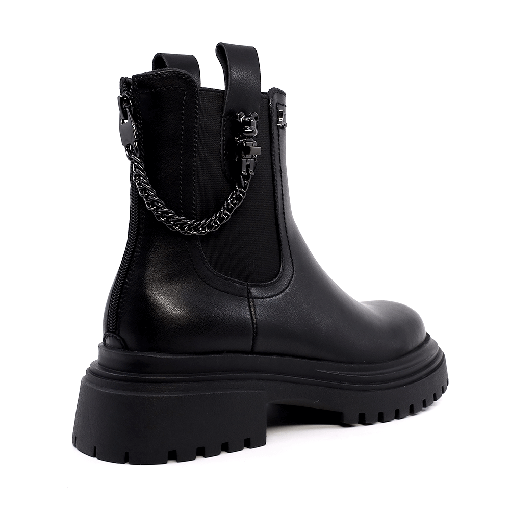 Ghete femei Luca di Gioia negre din piele  1158DG4631N