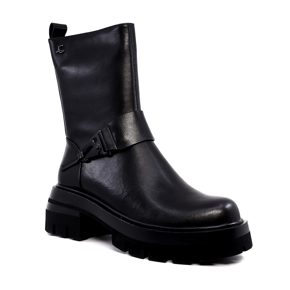 Ghete femei Luca di Gioia negre din piele  1158DG5202N - 1 | YEO