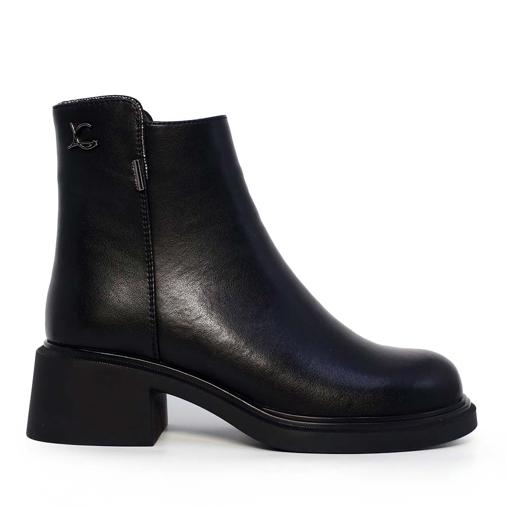Ghete femei Luca di Gioia negre din piele 1290DG7681N