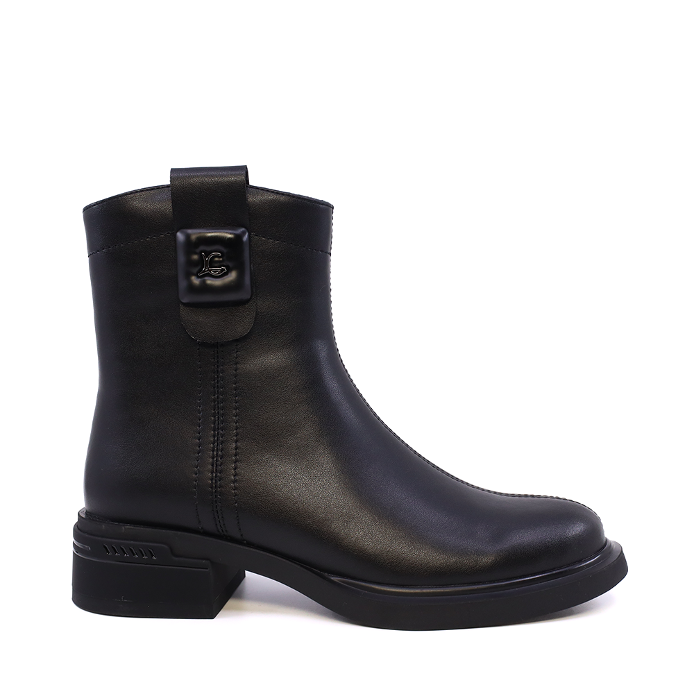 Ghete femei Luca di Gioia negre din piele naturală 1150DG1800N