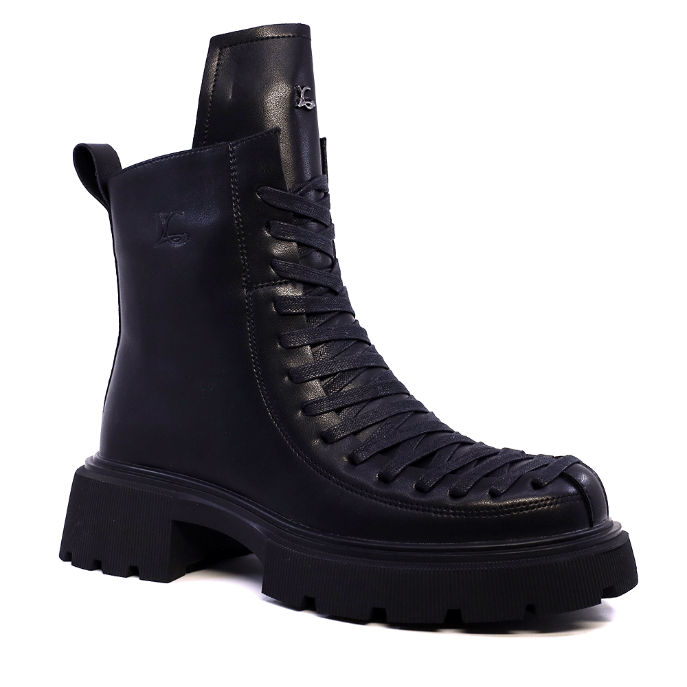 Ghete femei Luca di Gioia negre din piele naturală 3758DG1650N