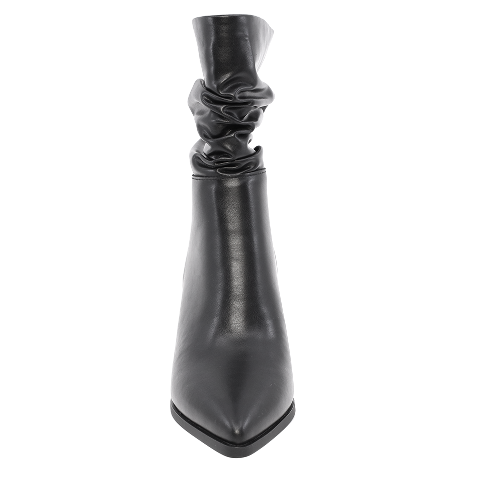 Ghete femei Luca di Gioia  negre din piele naturală  cu toc mediu 3840DG330N