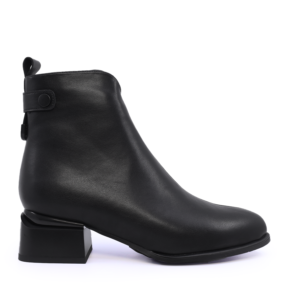 Ghete femei Luca di Gioia negre din piele naturală cu toc mic  1260dg9430n
