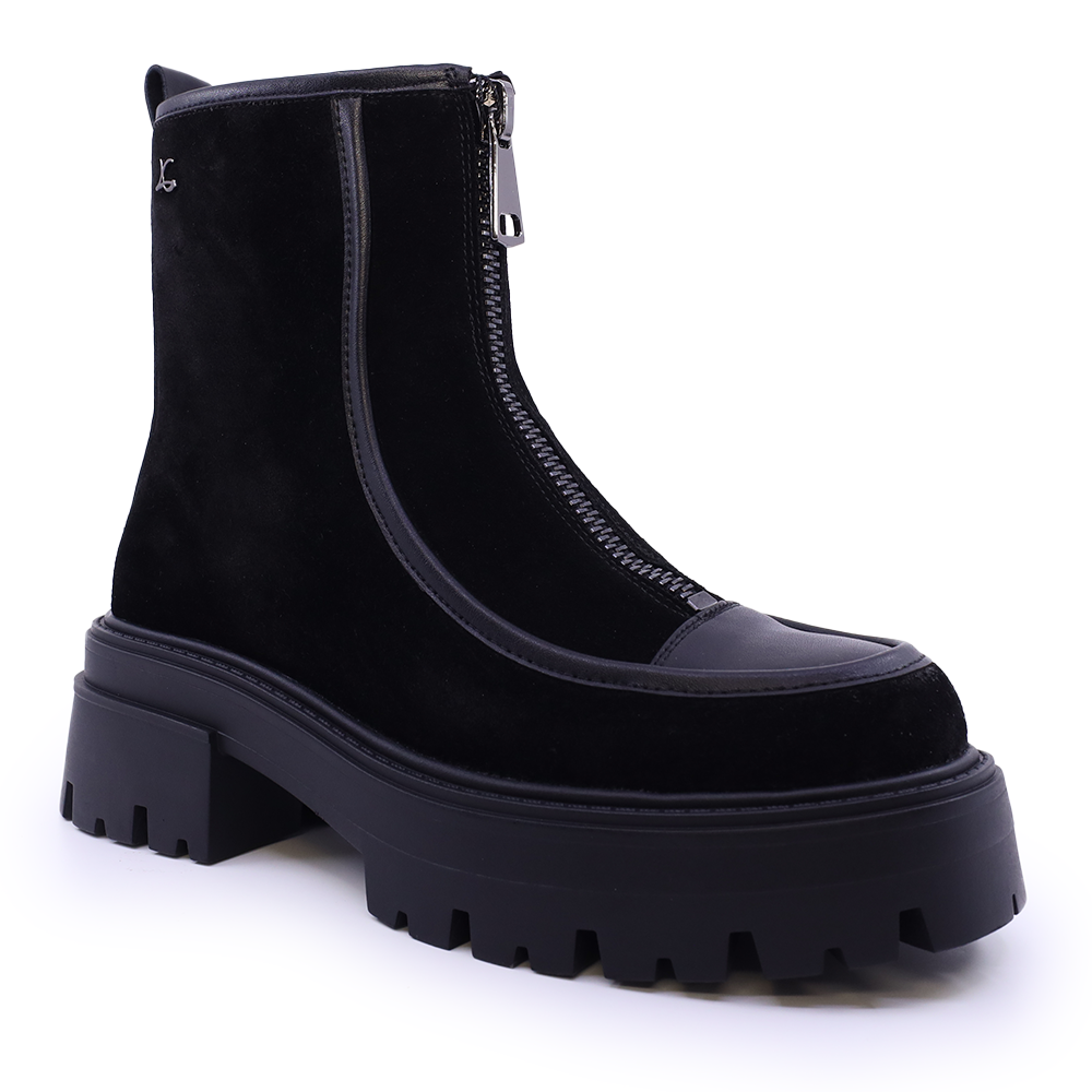 Ghete femei Luca di Gioia negre din velur  1158DG6033VN - 1 | YEO