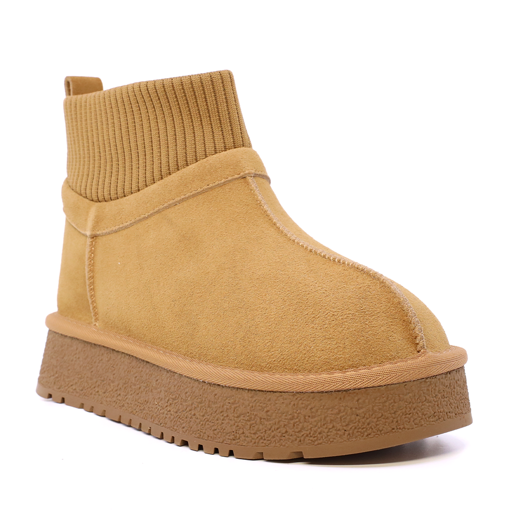 Ghete   îmblănite  femei Luca di Gioia   maro din piele întoarsă 3840DG110VCO - 1 | YEO